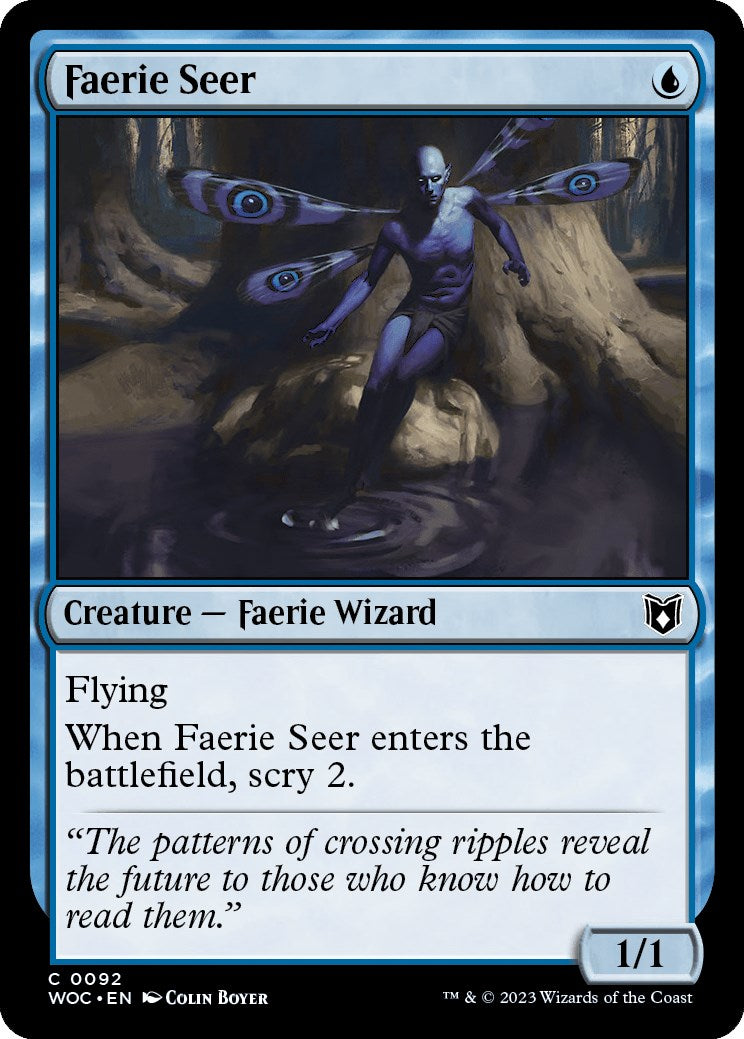 Faerie Seer [Wilds of Eldraine Commander] | Chromatic Games