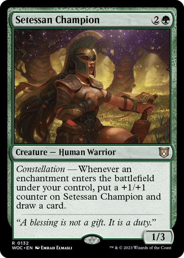 Setessan Champion [Wilds of Eldraine Commander] | Chromatic Games