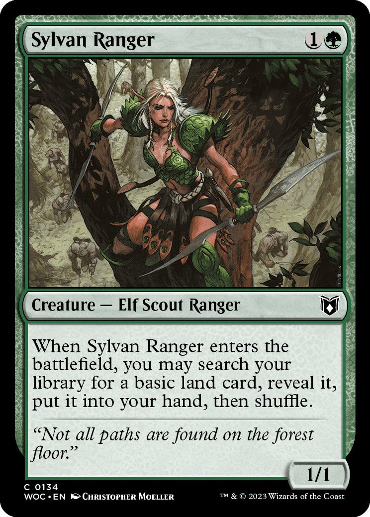 Sylvan Ranger [Wilds of Eldraine Commander] | Chromatic Games