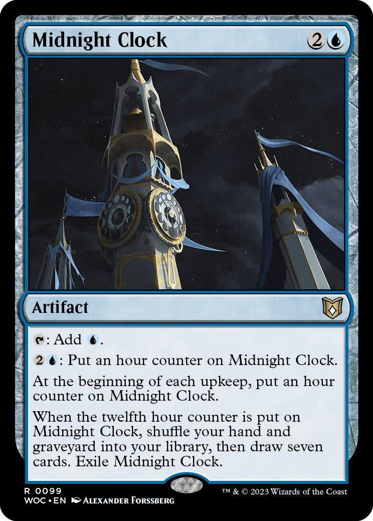 Midnight Clock [Wilds of Eldraine Commander] | Chromatic Games