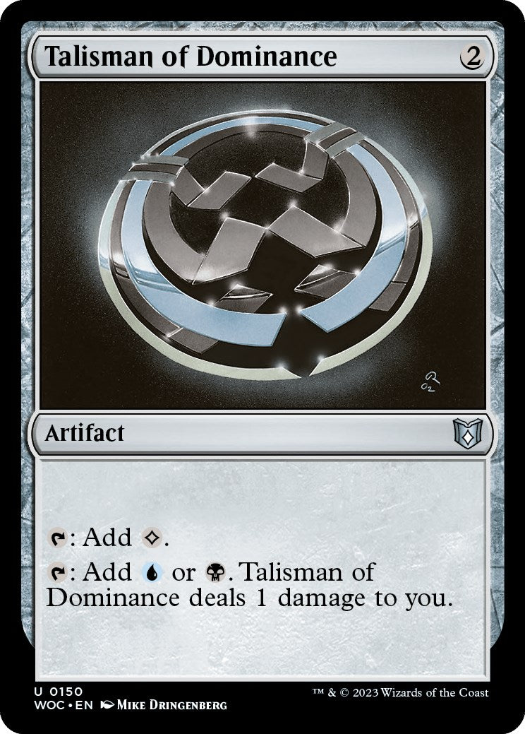 Talisman of Dominance [Wilds of Eldraine Commander] | Chromatic Games