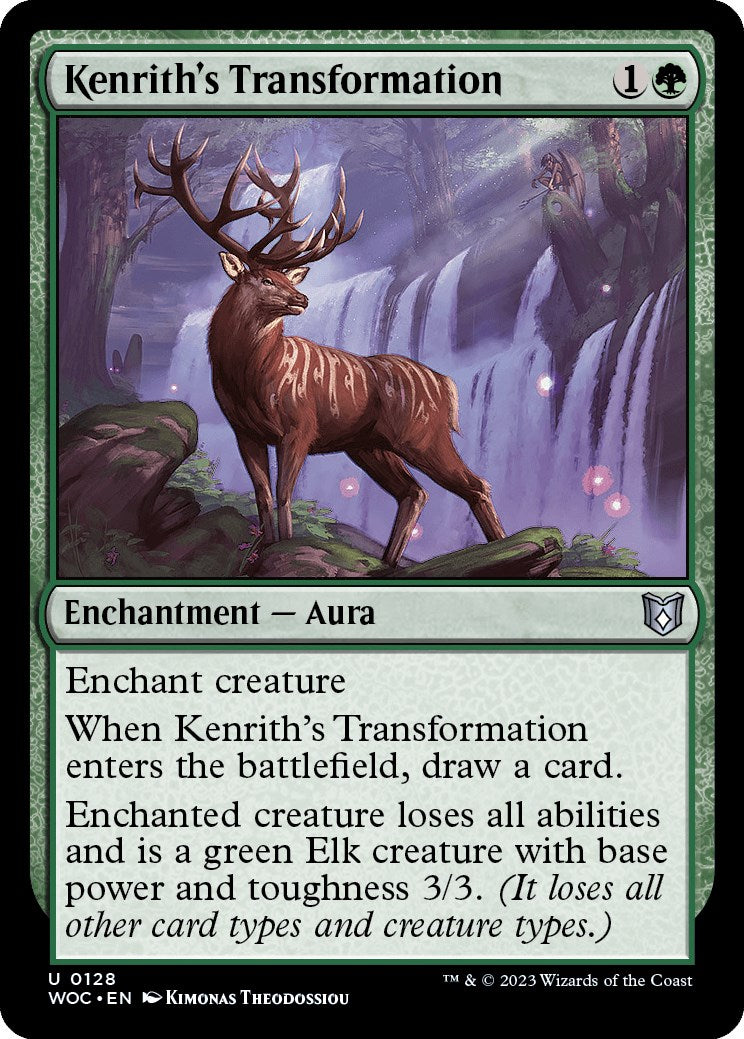 Kenrith's Transformation [Wilds of Eldraine Commander] | Chromatic Games