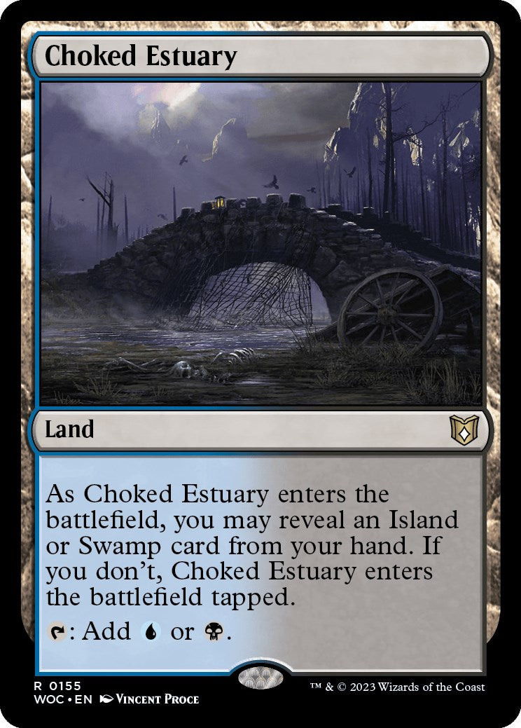 Choked Estuary [Wilds of Eldraine Commander] | Chromatic Games