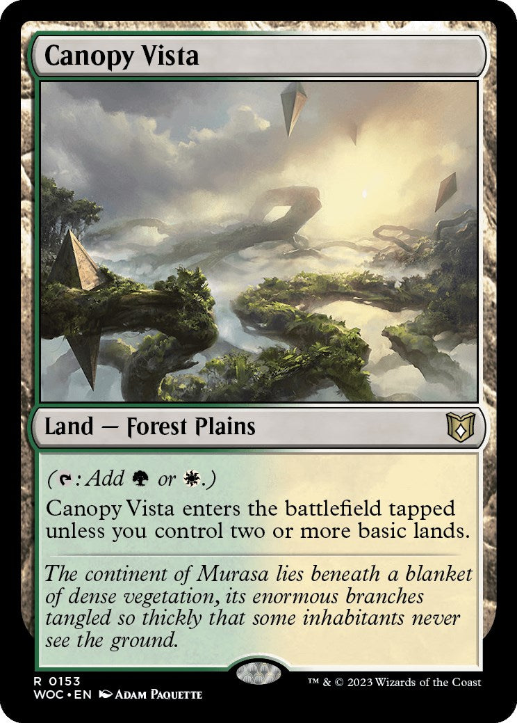 Canopy Vista [Wilds of Eldraine Commander] | Chromatic Games