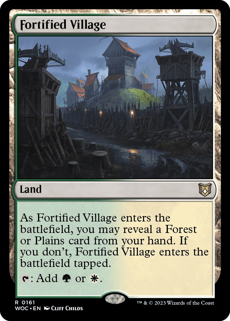 Fortified Village [Wilds of Eldraine Commander] | Chromatic Games