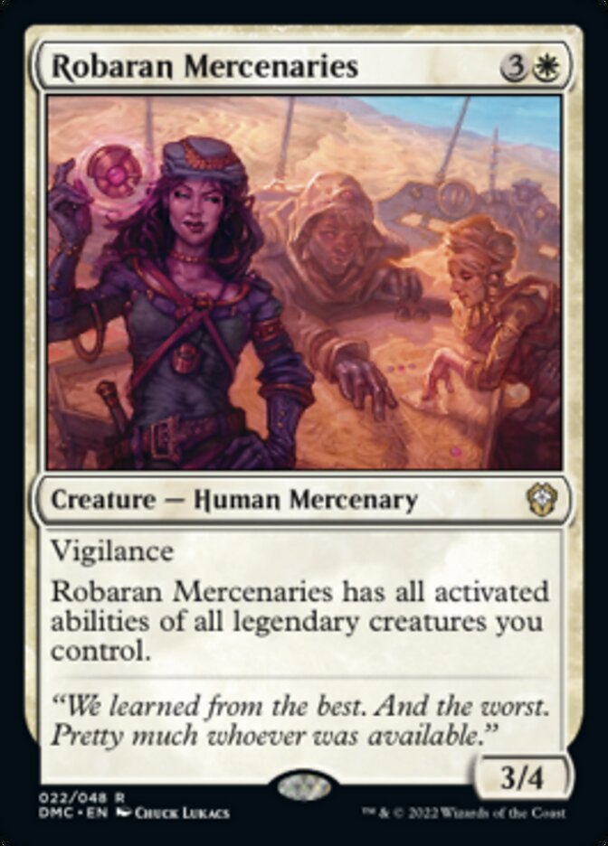 Robaran Mercenaries [Dominaria United Commander] | Chromatic Games