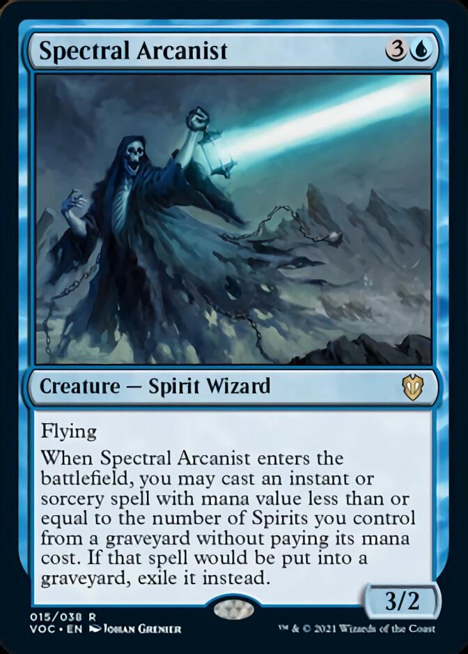 Spectral Arcanist [Innistrad: Crimson Vow Commander] | Chromatic Games