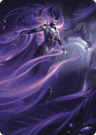 Ashiok, Wicked Manipulator Art Card (10/81) [Wilds of Eldraine Art Series] | Chromatic Games