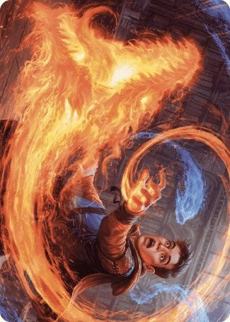 Frantic Firebolt Art Card [Wilds of Eldraine Art Series] | Chromatic Games