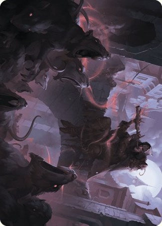 Gnawing Crescendo Art Card [Wilds of Eldraine Art Series] | Chromatic Games