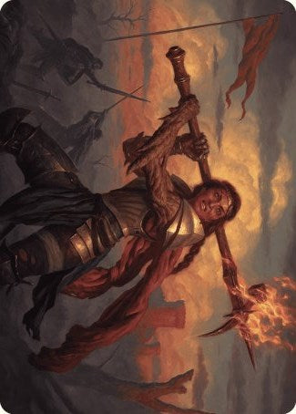 Imodane, the Pyrohammer Art Card [Wilds of Eldraine Art Series] | Chromatic Games