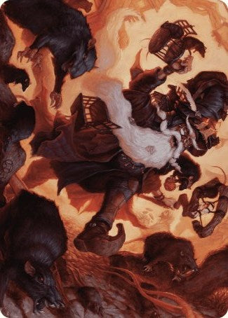 Tattered Ratter Art Card [Wilds of Eldraine Art Series] | Chromatic Games