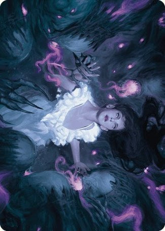 Neva, Stalked by Nightmares Art Card [Wilds of Eldraine Art Series] | Chromatic Games