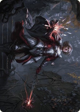 Rowan, Scion of War Art Card (31/81) [Wilds of Eldraine Art Series] | Chromatic Games