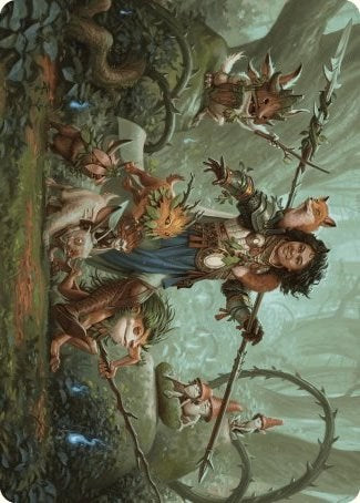 Ellivere of the Wild Court Art Card [Wilds of Eldraine Art Series] | Chromatic Games