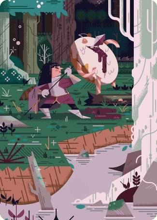 Stab Wound Art Card [Wilds of Eldraine Art Series] | Chromatic Games