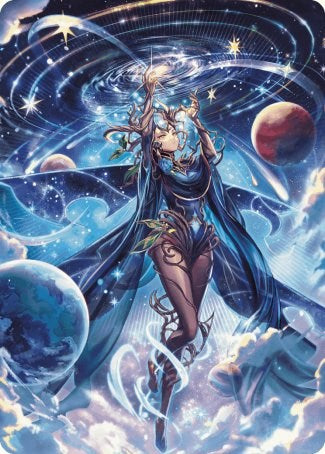 Omniscience Anime Art Card [Wilds of Eldraine Art Series] | Chromatic Games