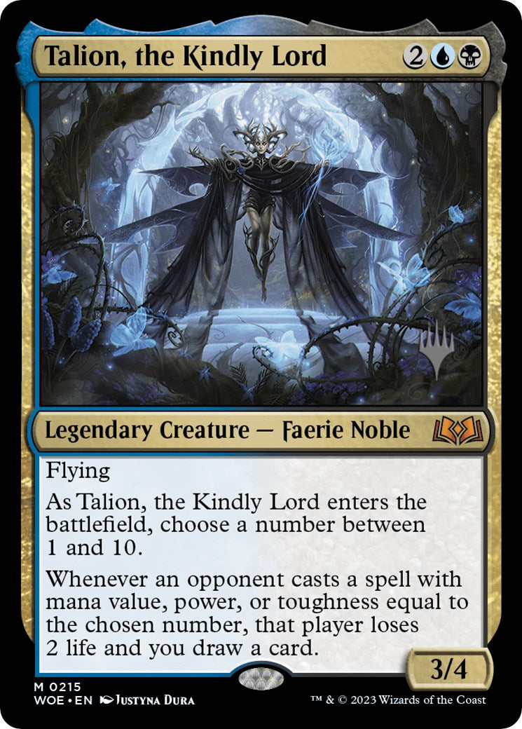 Talion, the Kindly Lord (Promo Pack) [Wilds of Eldraine Promos] | Chromatic Games