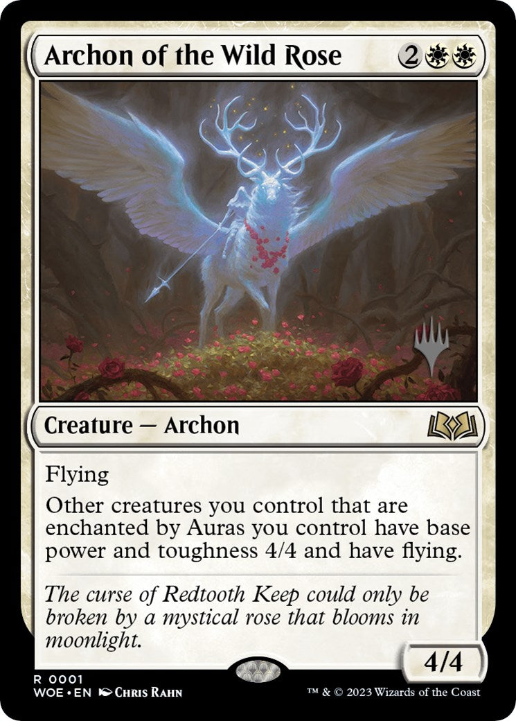 Archon of the Wild Rose (Promo Pack) [Wilds of Eldraine Promos] | Chromatic Games