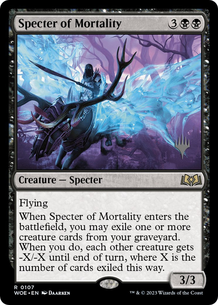 Specter of Mortality (Promo Pack) [Wilds of Eldraine Promos] | Chromatic Games