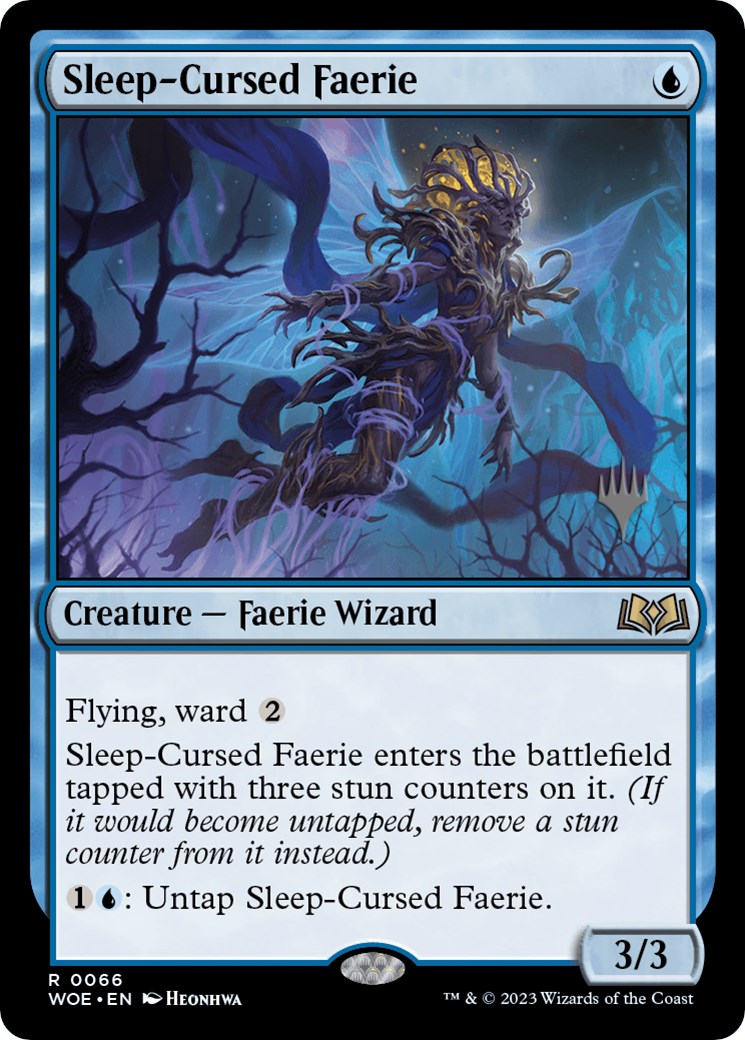 Sleep-Cursed Faerie (Promo Pack) [Wilds of Eldraine Promos] | Chromatic Games