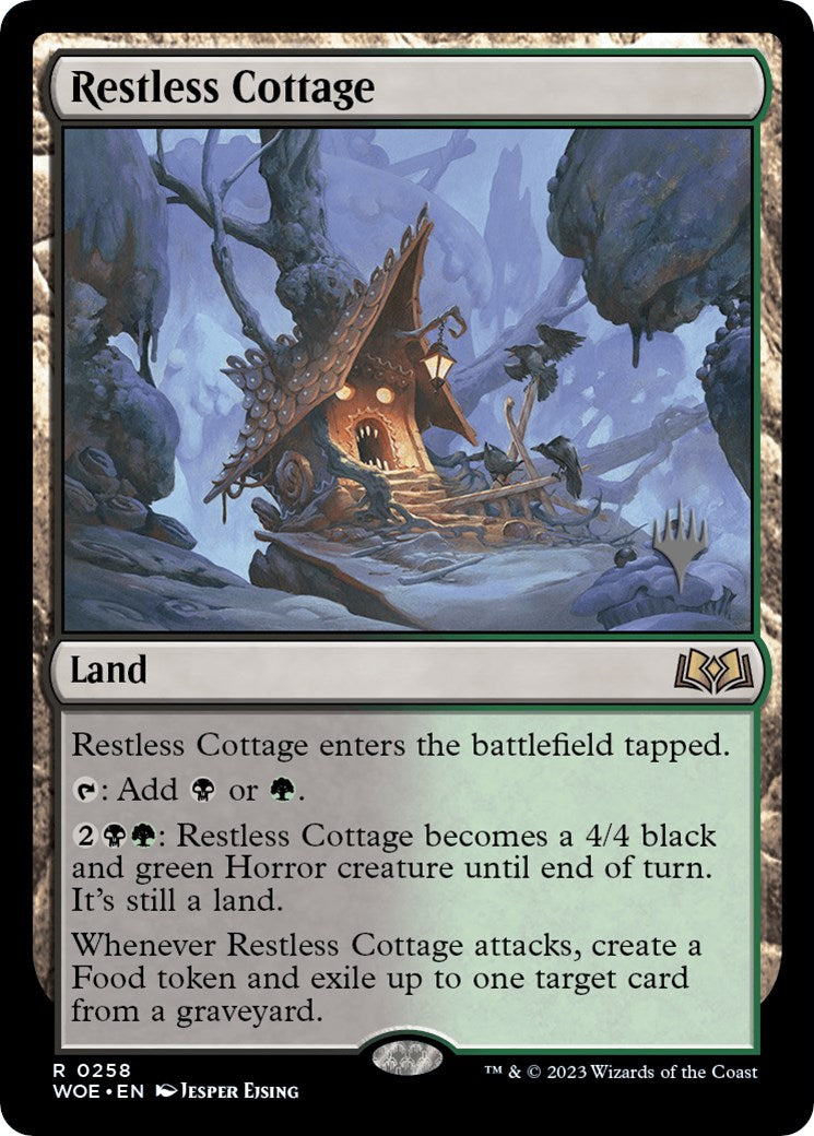 Restless Cottage (Promo Pack) [Wilds of Eldraine Promos] | Chromatic Games