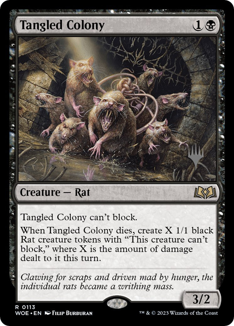 Tangled Colony (Promo Pack) [Wilds of Eldraine Promos] | Chromatic Games