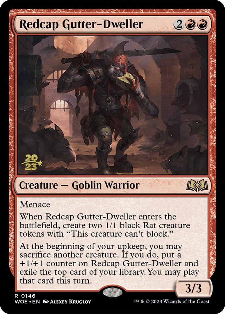 Redcap Gutter-Dweller [Wilds of Eldraine Prerelease Promos] | Chromatic Games