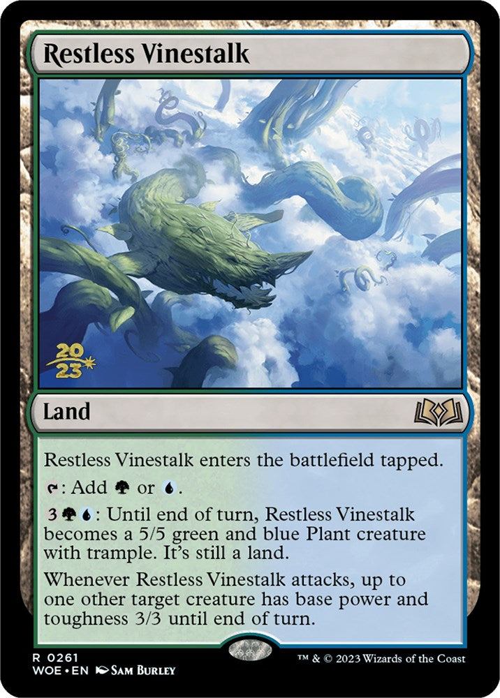 Restless Vinestalk [Wilds of Eldraine Prerelease Promos] | Chromatic Games