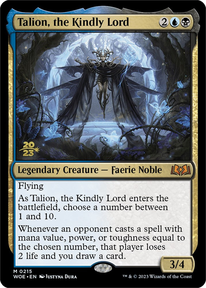 Talion, the Kindly Lord [Wilds of Eldraine Prerelease Promos] | Chromatic Games