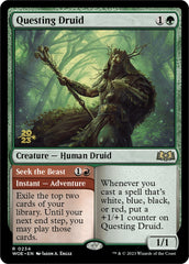 Questing Druid // Seek the Beast [Wilds of Eldraine Prerelease Promos] | Chromatic Games