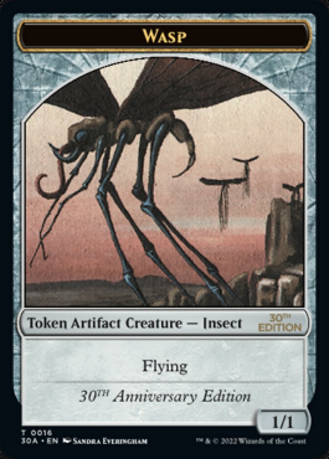 Wasp Token [30th Anniversary Tokens] | Chromatic Games