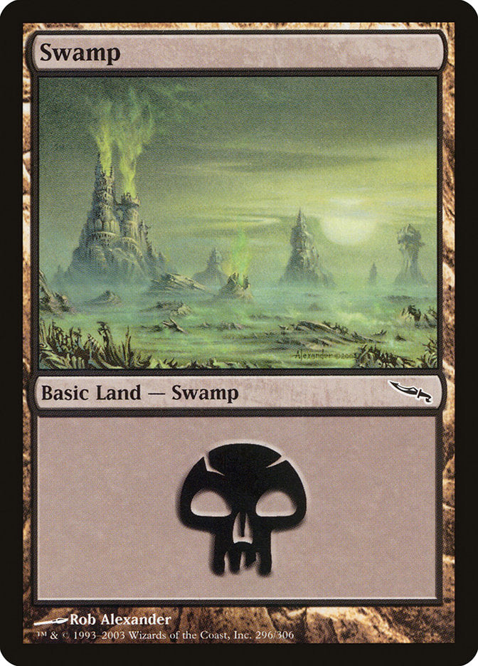 Swamp (296) [Mirrodin] | Chromatic Games