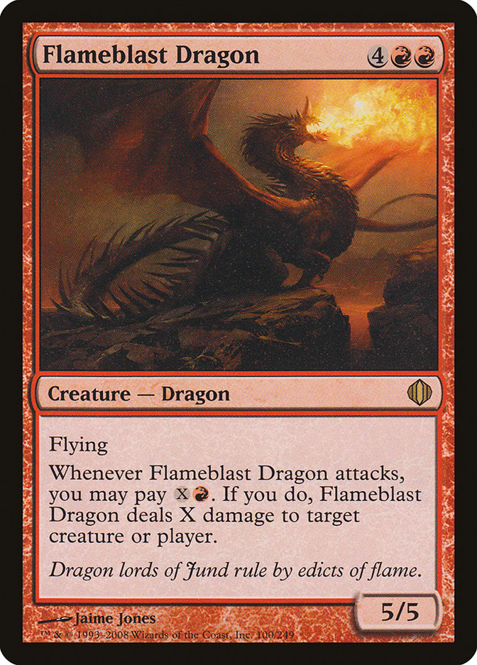 Flameblast Dragon [Shards of Alara] | Chromatic Games