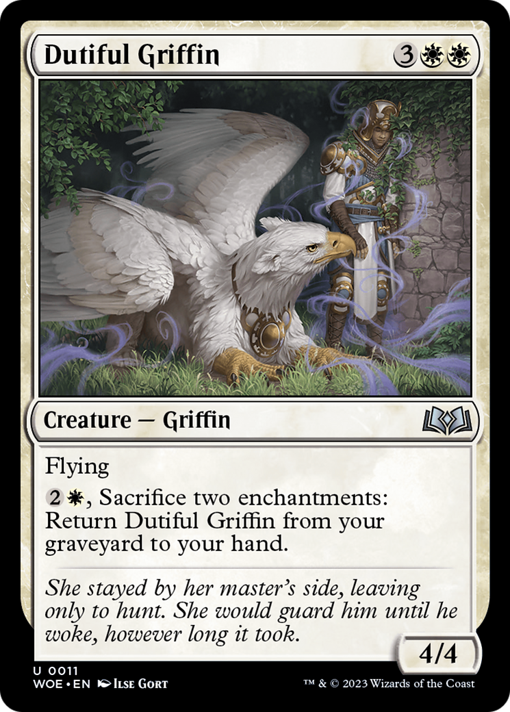 Dutiful Griffin [Wilds of Eldraine] | Chromatic Games