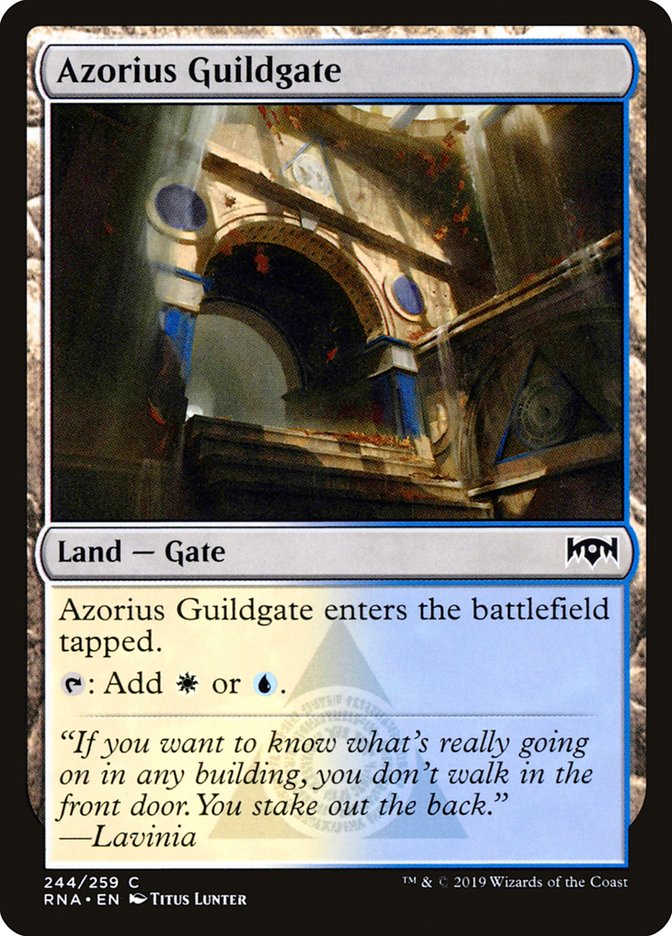 Azorius Guildgate (244/259) [Ravnica Allegiance] | Chromatic Games