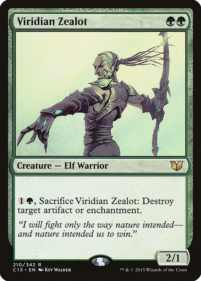 Viridian Zealot [Commander 2015] | Chromatic Games