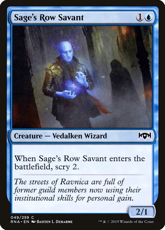 Sage's Row Savant [Ravnica Allegiance] | Chromatic Games