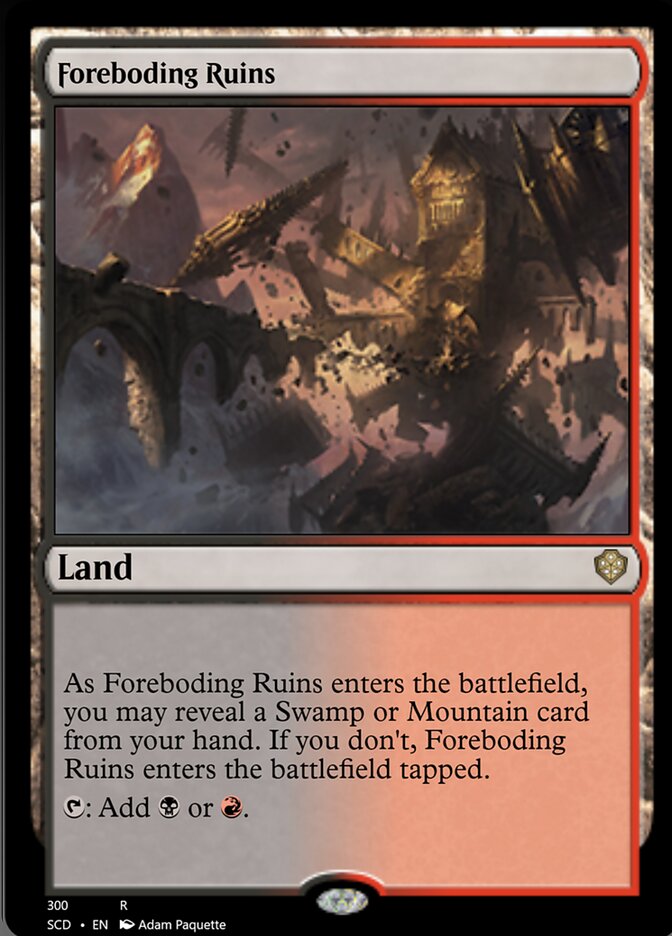 Foreboding Ruins [Starter Commander Decks] | Chromatic Games