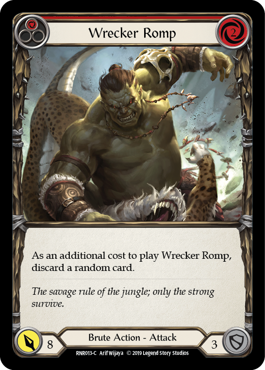 Wrecker Romp (Red) [RNR013-C] (Rhinar Hero Deck)  1st Edition Normal | Chromatic Games