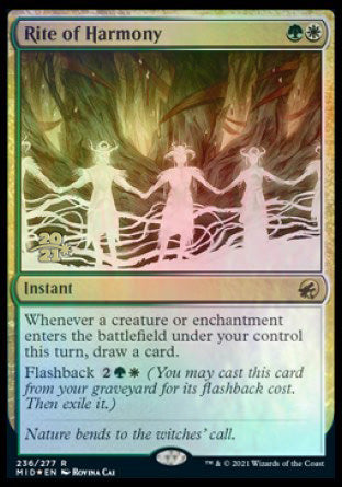 Rite of Harmony [Innistrad: Midnight Hunt Prerelease Promos] | Chromatic Games