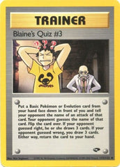 Blaine's Quiz #3 (112/132) [Gym Challenge Unlimited] | Chromatic Games