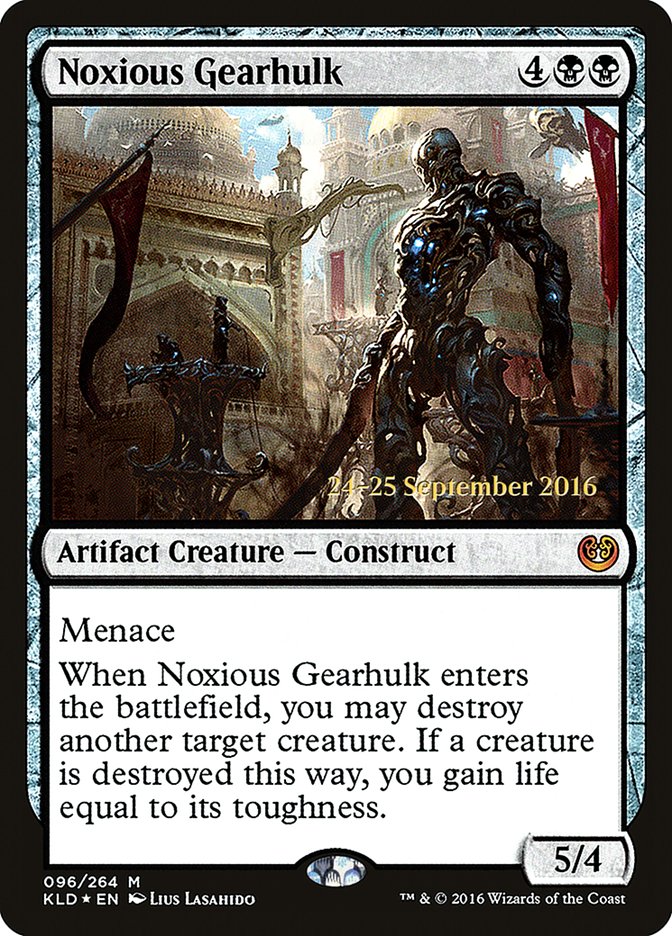 Noxious Gearhulk [Kaladesh Prerelease Promos] | Chromatic Games