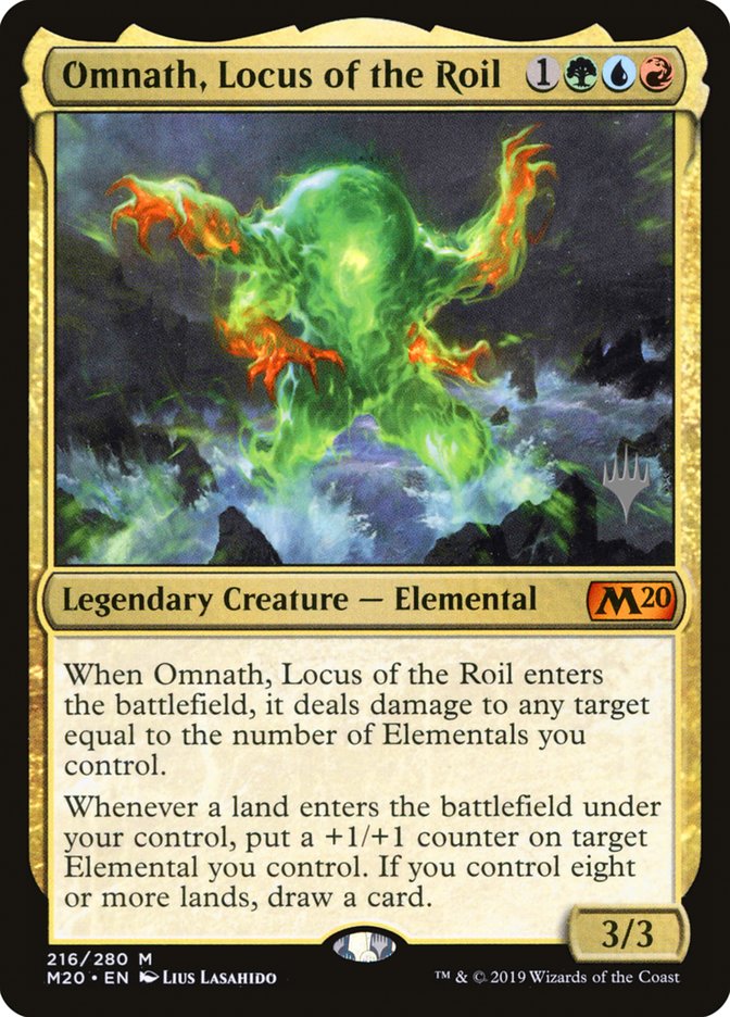 Omnath, Locus of the Roil (Promo Pack) [Core Set 2020 Promos] | Chromatic Games