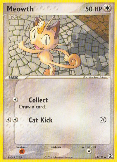 Meowth (69/112) [EX: FireRed & LeafGreen] | Chromatic Games