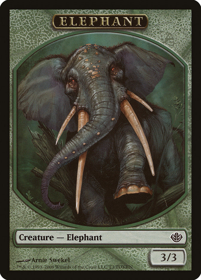 Elephant Token [Duel Decks: Garruk vs. Liliana Tokens] | Chromatic Games