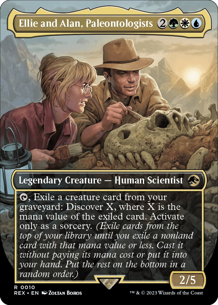 Ellie and Alan, Paleontologists (Borderless) [Jurassic World Collection] | Chromatic Games