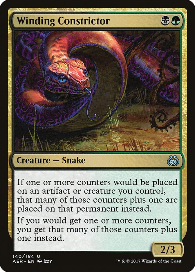 Winding Constrictor [Aether Revolt] | Chromatic Games