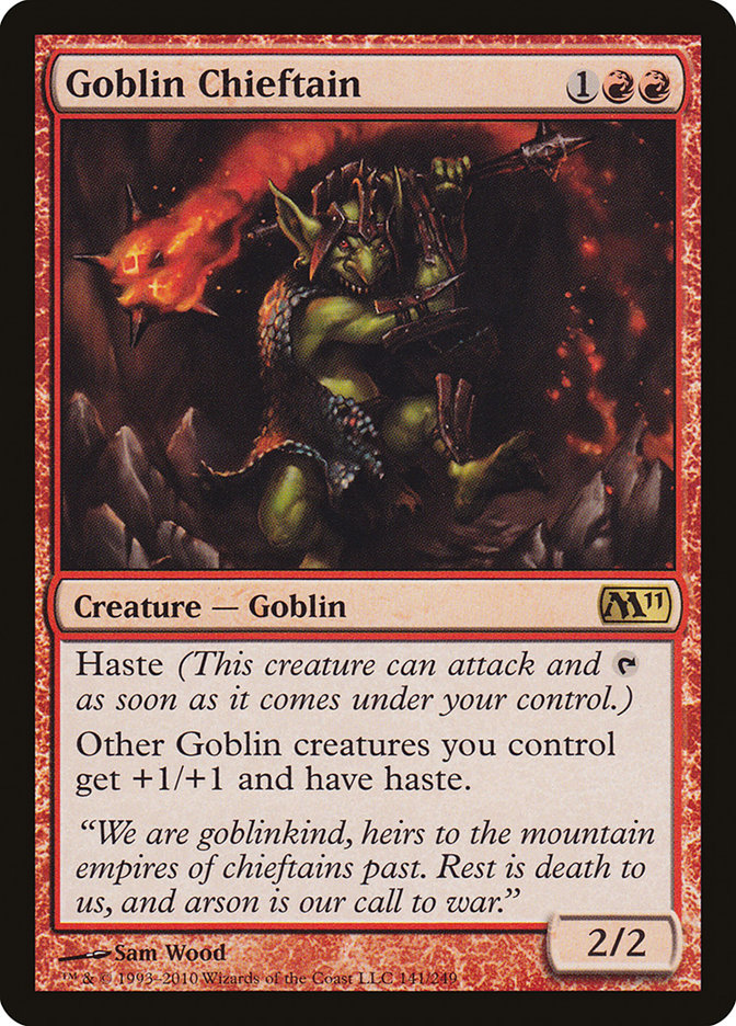 Goblin Chieftain [Magic 2011] | Chromatic Games