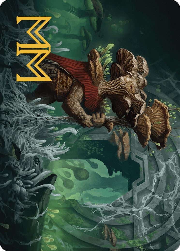 Tendril of the Mycotyrant Art Card (Gold-Stamped Signature) [The Lost Caverns of Ixalan Art Series] | Chromatic Games